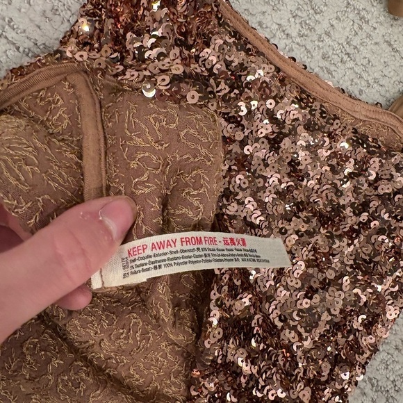 Free People Hey Girl Sequin Cami - Picture 8 of 10